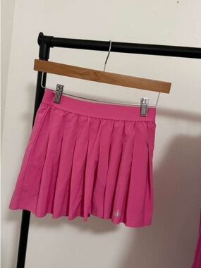 ALO Yoga Hot Pink Pleated Athletic Mini Skirt